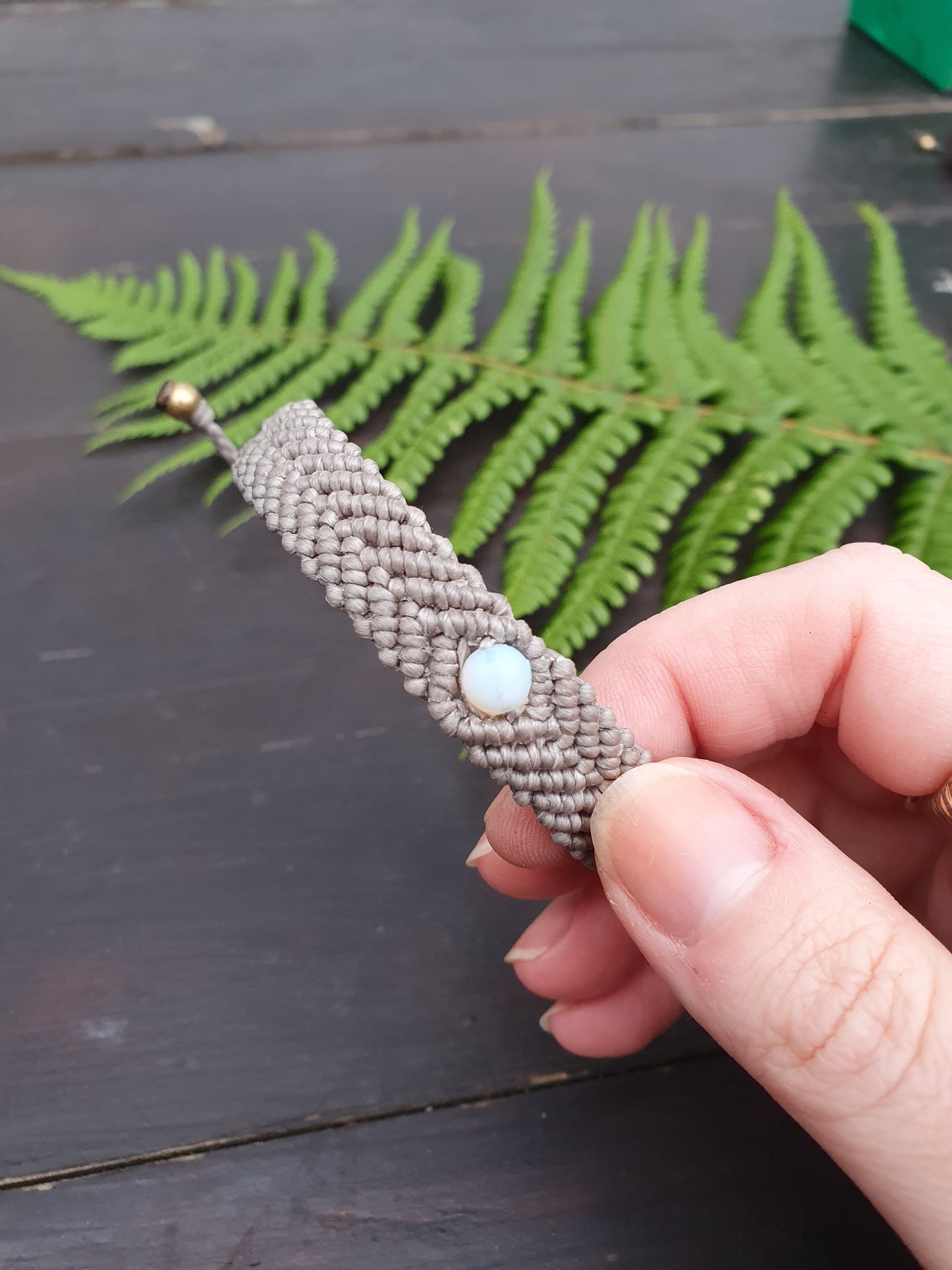 Thick macrame crystal bracelet for men, birthstone custom crystal colour braided cord, Thai boho hippie beach tribal unisex wrist band