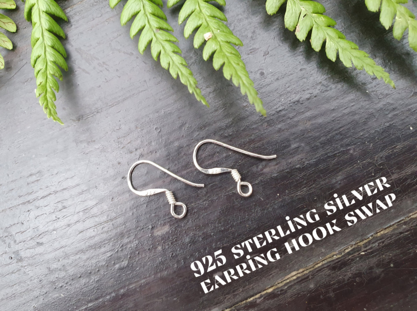 925 sterling silver earring hook add-on | replacement hooks for your brass earrings