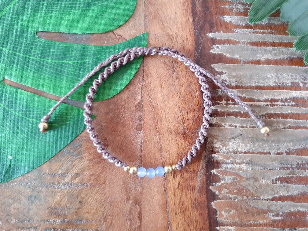 Peach Moonstone, Kiwi Jasper and Montana Agate Healing Crystal Bracelet  with Lotus Charm | Soul Sisters Designs